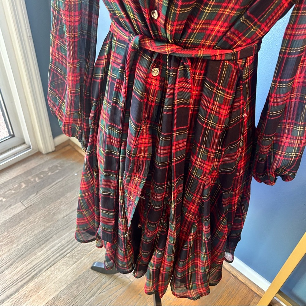 Tommy Hilfigure| plaid shirt dress - Picture 9 of 13